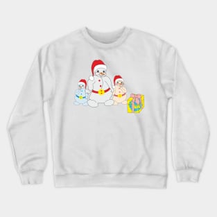 Snowman family Crewneck Sweatshirt